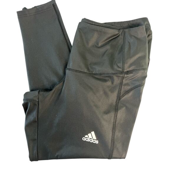 ADIDAS Women's‎ Black Leggings 2XL - Picture 1 of 6